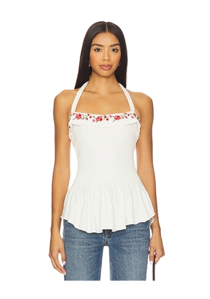 Free People x REVOLVE Alee Top in White. Size L. Also in S, M, XL, XS.