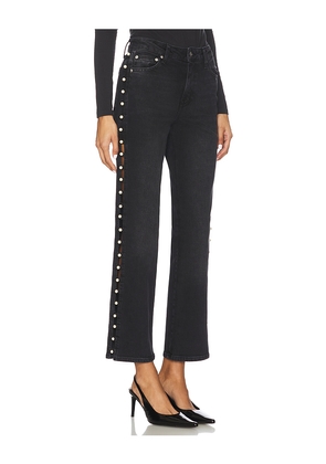 SIMKHAI Amelia High Rise Straight Leg in Black. Size 26. Also in 30.