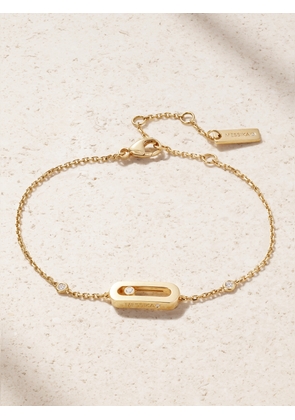 Messika - Move Uno 18-karat Gold Diamond Bracelet - One size