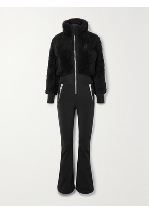 TONI SAILER - Eva Faux Shearling-trimmed Ski Suit - Black - FR 34,FR 36,FR 38,FR 40,FR 42