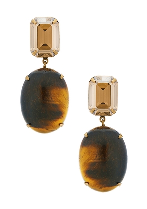 Jennifer Behr Xiomara Earrings in Yellow.