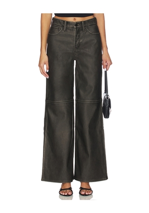 Good American Good Skate Faux Leather Pants in Black. Size 0. Also in 00, 10, 2, 22, 24, 4, 6, 8.
