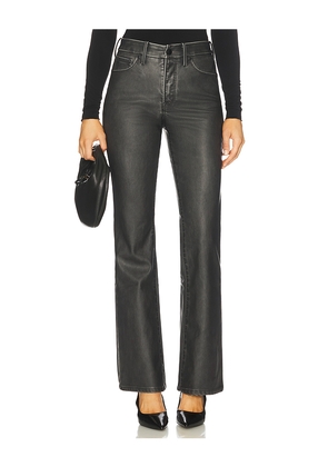 Good American Good Classic Bootcut Faux Leather Pants in Black. Size 0. Also in 00, 14, 18, 2, 22, 24, 4, 6, 8.