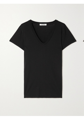 Nili Lotan - Carol Cotton-jersey T-shirt - Black - x small,small,medium,large,x large