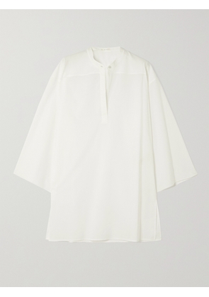 The Row - Omao Oversized Cotton-voile Tunic - Ivory - x small,small,medium,large,x large