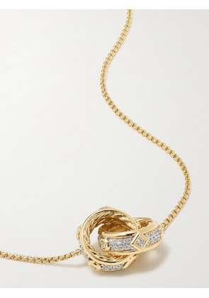 David Yurman - Modern Renaissance 18-karat Gold Diamond Necklace - One size