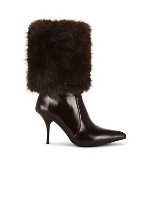 Jeffrey Campbell Hirsute Boot in Brown. Size 10. Also in 6, 6.5, 7, 7.5, 8, 8.5, 9, 9.5.