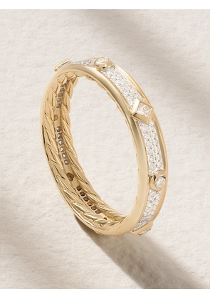 David Yurman - Modern Renaissance 18-karat Gold Diamond Ring - 5,6,7,8
