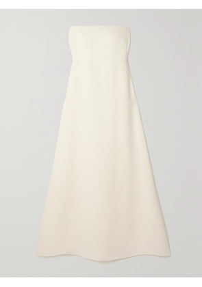 The Row - Pau Strapless Silk Crepe De Chine Gown - Cream - US0,US2,US4,US6,US8,US10,US12