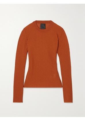Givenchy - Ribbed-knit Sweater - Orange - x small,small,medium,large