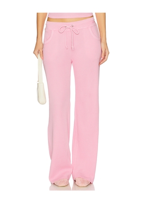 Frankies Bikinis Emma Thermal Pant in Pink. Size L. Also in S, M, XXS, XS.