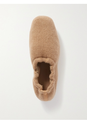 KHAITE - Logan Cashmere Ballet Flats - Neutrals - IT36,IT36.5,IT37,IT37.5,IT38,IT38.5,IT39,IT39.5,IT40,IT40.5,IT41,IT41.5