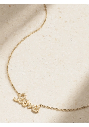 Sydney Evan - Love 14-karat Gold Diamond Necklace - One size