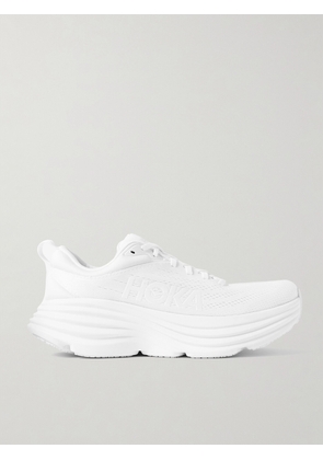 Hoka - Bondi 8 Rubber-trimmed Mesh Sneakers - White - US5,US5.5,US6,US6.5,US7,US7.5,US8,US8.5,US9,US9.5,US10,US10.5,US11