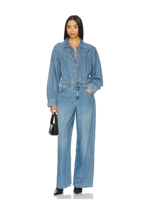 Free People x We The Free Carpe Diem One Piece In New Day in Blue. Size L. Also in M, XS, S.