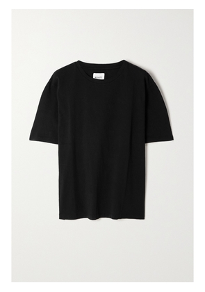 KHAITE - Mae Cotton-jersey T-shirt - Black - x small,small,medium,large,x large