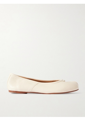 Maison Margiela - Tabi Split-toe Leather Ballet Flats - White - IT35,IT35.5,IT36,IT36.5,IT37,IT37.5,IT38,IT38.5,IT39,IT39.5,IT40,IT40.5,IT41