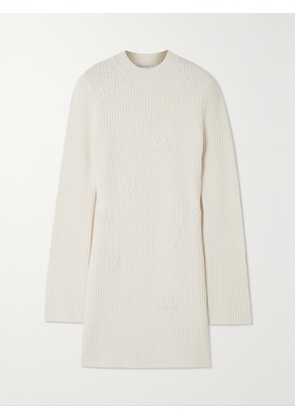 Gabriela Hearst - Gloria Embroidered Cashmere Sweater - Ivory - x small,small,medium,large,x large