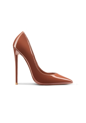 FEMME LA Rum Pump in Brown. Size 10. Also in 6, 7, 8.