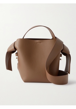 Acne Studios - Musubi Mini Knotted Leather Shoulder Bag - Brown - One size