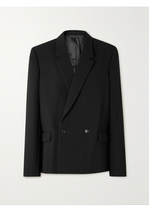 WARDROBE.NYC - + Hailey Bieber Double-breasted Wool Blazer - Black - xx small,x small,small,medium,large,x large