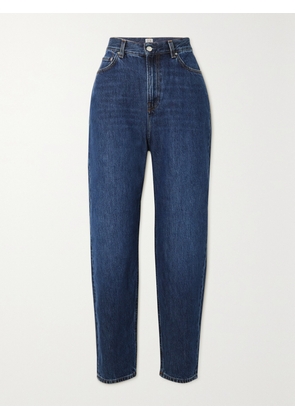 TOTEME - + Net Sustain High-rise Tapered Organic Jeans - Blue - 23,24,25,26,27,28,29,30,31,32