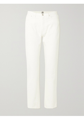 TOTEME - + Net Sustain Twisted Seam High-rise Straight-leg Organic Jeans - Ecru - 23,24,25,26,27,28,29,30,31,32