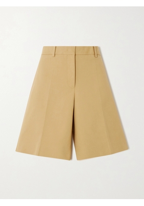 Jil Sander - Cotton-piqué Shorts - Brown - FR 34,FR 36,FR 38,FR 40,FR 42,FR 44