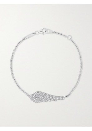 Garrard - Wings Classic 18-karat White Gold Diamond Bracelet - One size