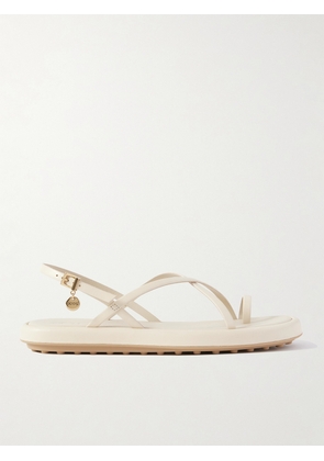 Tod's - Leather Sandals - Cream - IT36,IT36.5,IT37,IT37.5,IT38,IT38.5,IT39,IT39.5,IT40,IT40.5,IT41,IT41.5
