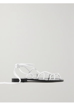 KHAITE - Lyon Leather Sandals - White - IT36,IT36.5,IT37,IT37.5,IT38,IT38.5,IT39,IT39.5,IT40,IT40.5,IT41