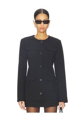 Favorite Daughter The Spencer Jacket in Black. Size L. Also in XS, S, M, XL.