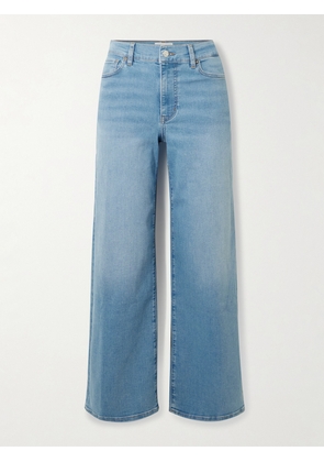FRAME - Le Slim Palazzo Mid-rise Straight-leg Jeans - Blue - 23,24,25,26,27,28,29,30,31,32,33