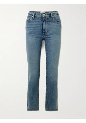 FRAME - Le Sleek High-rise Straight-leg Jeans - Blue - 23,24,25,26,27,28,29,30,31,32,33,34