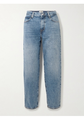 FRAME - The Candle Cropped Mid-rise Straight-leg Jeans - Blue - 23,24,25,26,27,28,29,30,31,32,33