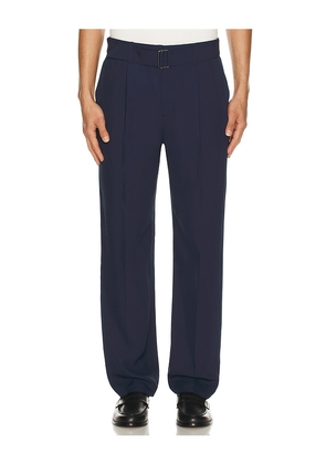 SIMKHAI Elvis Pleated Pull On Trouser in Navy. Size L. Also in M, XL/1X, XXL/2X.