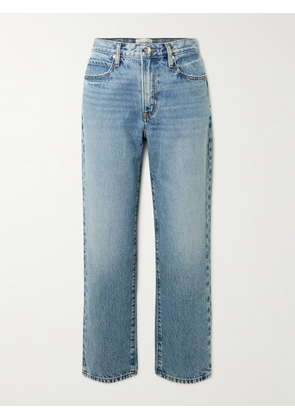 FRAME - The Hang High-rise Straight-leg Jeans - Blue - 23,24,25,26,27,28,29,30,31,32,33