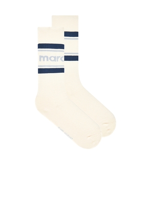 Isabel Marant Dona Socks in Cream.