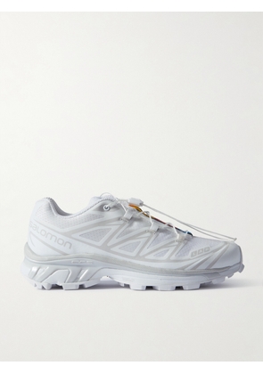 Salomon - Xt-6 Rubber-trimmed Mesh Sneakers - White - UK 3.5,UK 4,UK 4.5,UK 5,UK 5.5,UK 6,UK 6.5,UK 7,UK 7.5,UK 8,UK 8.5,UK 9,UK 9.5