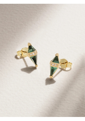 SORELLINA - Pietra 18-karat Gold, Quartz And Diamond Earrings - One size