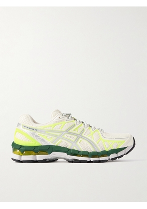 Asics - Gel-kayano 20 Rubber-trimmed Mesh Sneakers - Yellow - UK 3,UK 3.5,UK 4,UK 4.5,UK 5,UK 5.5,UK 6,UK 6.5,UK 7,UK 7.5,UK 8,UK 8.5,UK 9,UK 9.5