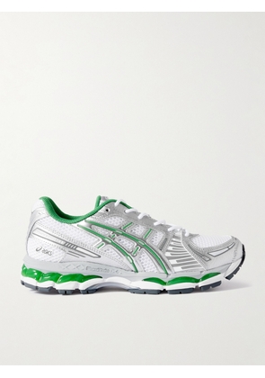 Asics - + Kith Gel-kayano 12.1 Mesh And Metallic Rubber Sneakers - Silver - UK 3,UK 3.5,UK 4,UK 4.5,UK 5,UK 5.5,UK 6,UK 6.5,UK 7,UK 7.5,UK 8,UK 8.5,UK 9,UK 9.5