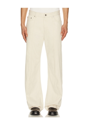 Helmut Lang Ski Jean in Ivory. Size 30. Also in 32, 36.