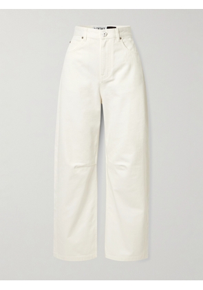 LOEWE - + Paula's Ibiza Paneled Embellished Mid-rise Barrel-leg Jeans - White - FR 32,FR 34,FR 36,FR 38,FR 40,FR 42,FR 44