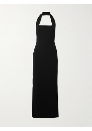 Solace London - Illona Crepe Halterneck Gown - Black - UK 4,UK 6,UK 8,UK 10,UK 12,UK 14,UK 16