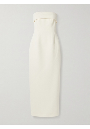 Emilia Wickstead - Keeley Strapless Cloqué Maxi Dress - Ivory - UK 4,UK 6,UK 8,UK 10,UK 12,UK 14,UK 16