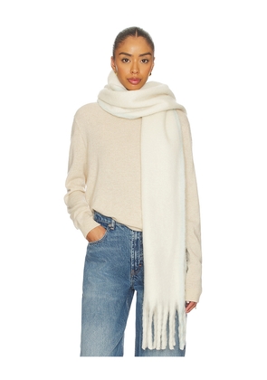 Free People Winter Chill Blanket Scarf in Beige.