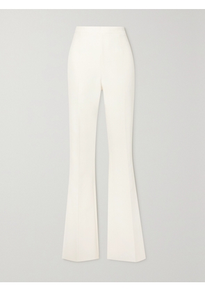 SAFIYAA - Alexa Stretch-crepe Flared Pants - Ivory - FR 34,FR 36,FR 38,FR 40,FR 42,FR 44,FR 46