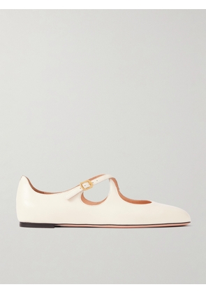 BALLY - Beliska Leather Mary Jane Ballet Flats - Ivory - IT36,IT36.5,IT37,IT37.5,IT38,IT38.5,IT39,IT39.5,IT40,IT40.5,IT41,IT41.5,IT42