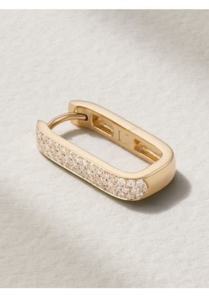 Jacquie Aiche - Mini 14-karat Gold Diamond Single Hoop Earring - One size